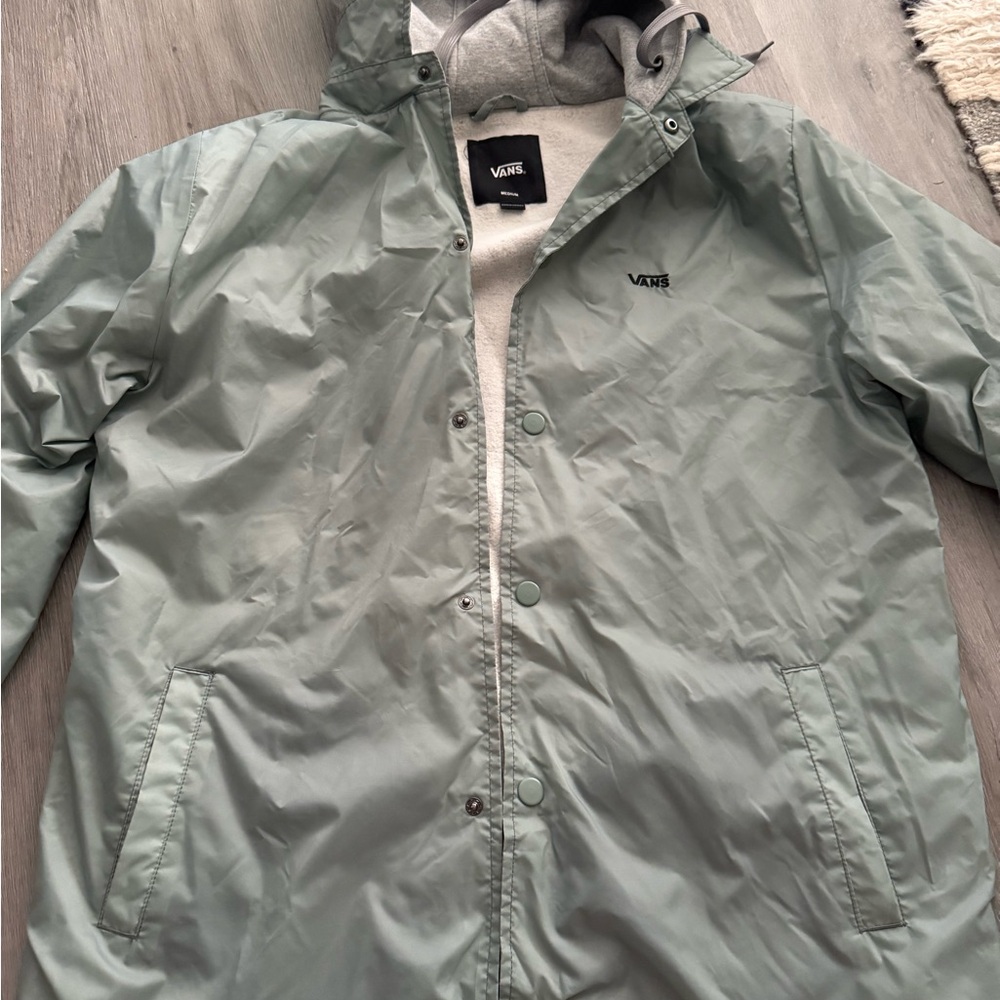 Vans Womens Green Hooded Jacket